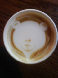 bear latte art bear latte art